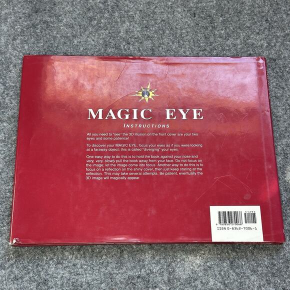 1994"Magic Eye" 3-D Illusions Hardback BOOK by N.E. Thing Enterprises Hard Cover - Picture 2 of 6